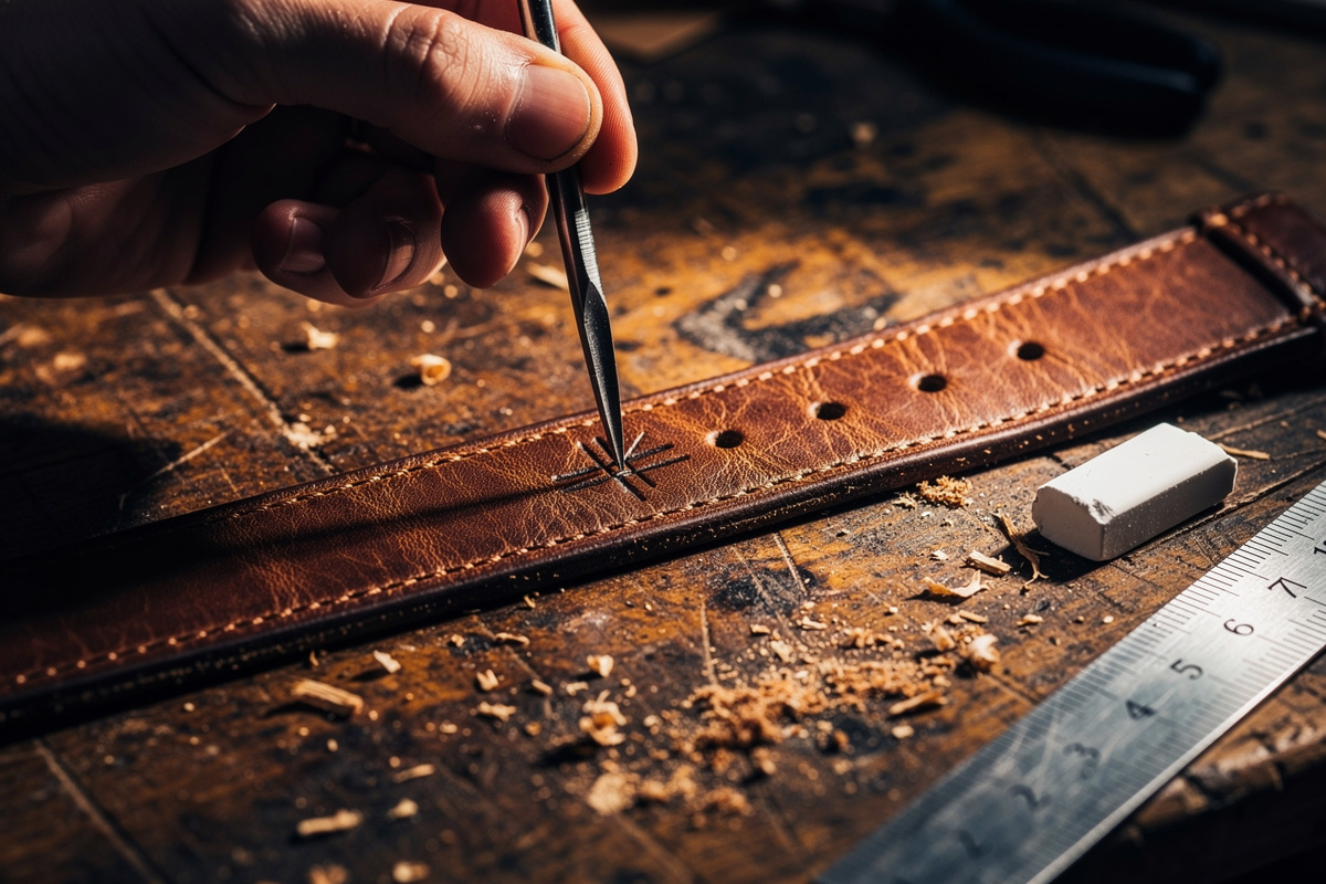 Ceinture trop grande : faire un trou propre sans emporte-pièce