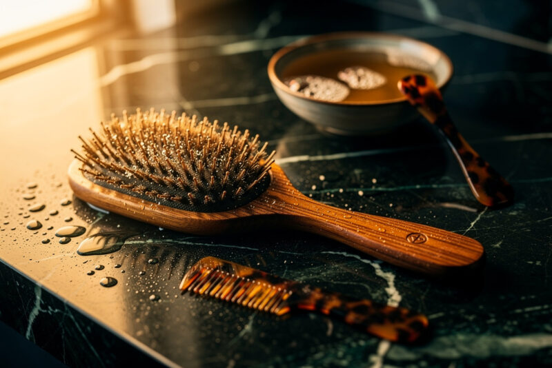 Comment nettoyer une brosse à cheveux en sanglier ?