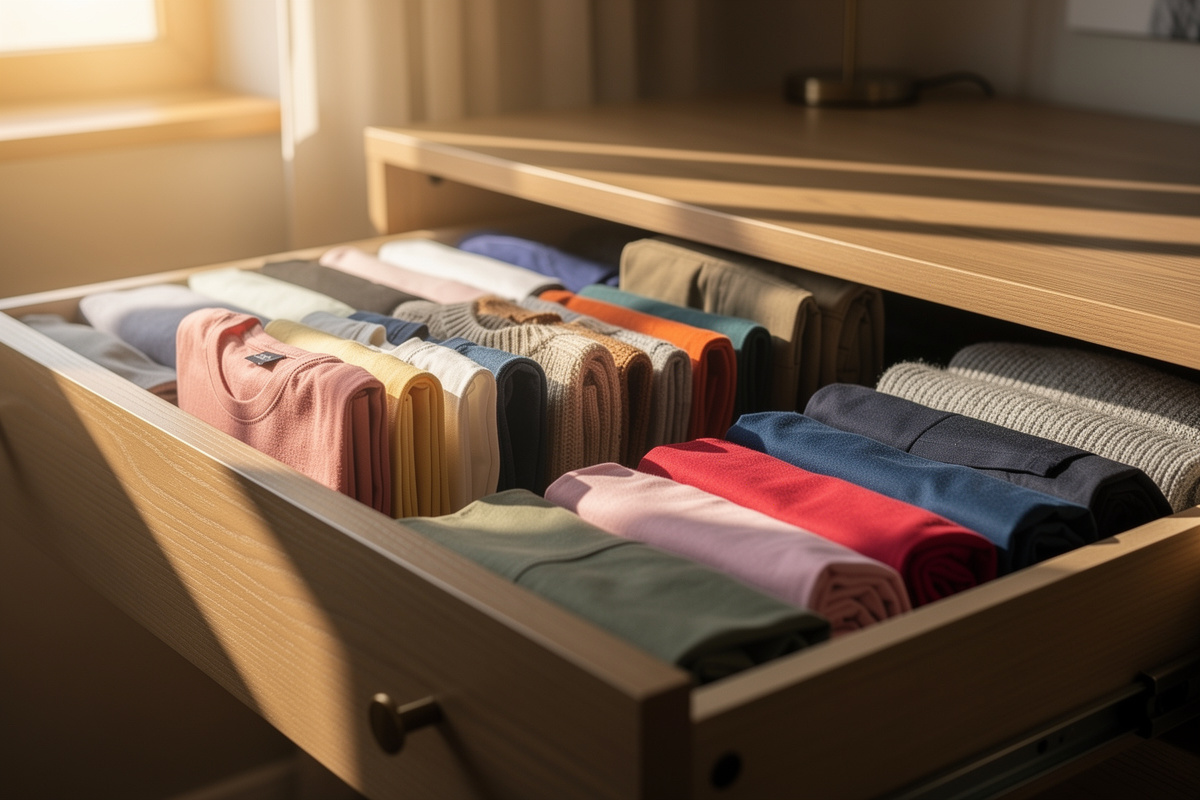 Pliage de vêtements : la méthode Marie Kondo pas à pas