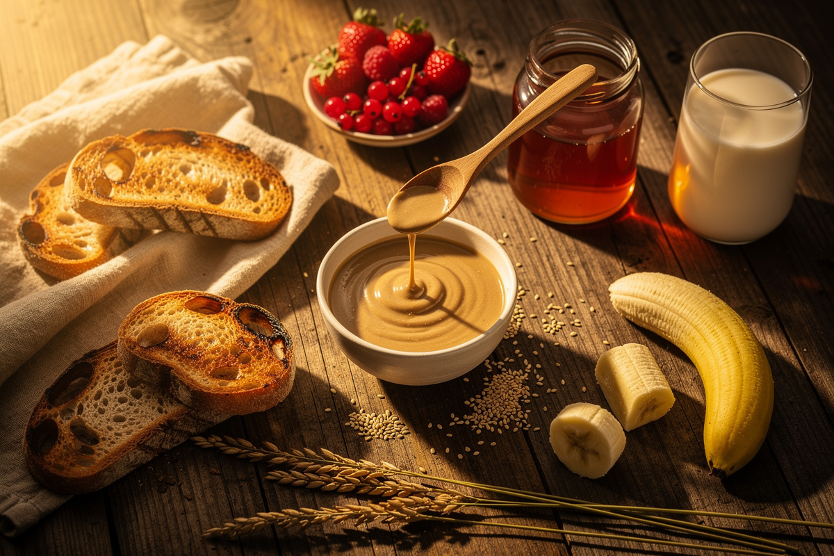 Purée de sésame au petit déjeuner : 5 idées faciles