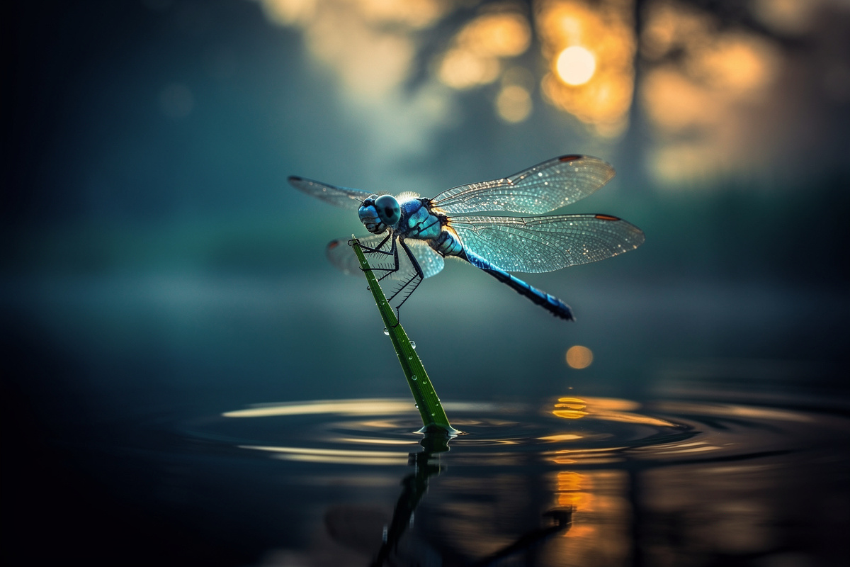 Quelle est la signification d’une libellule bleue ?