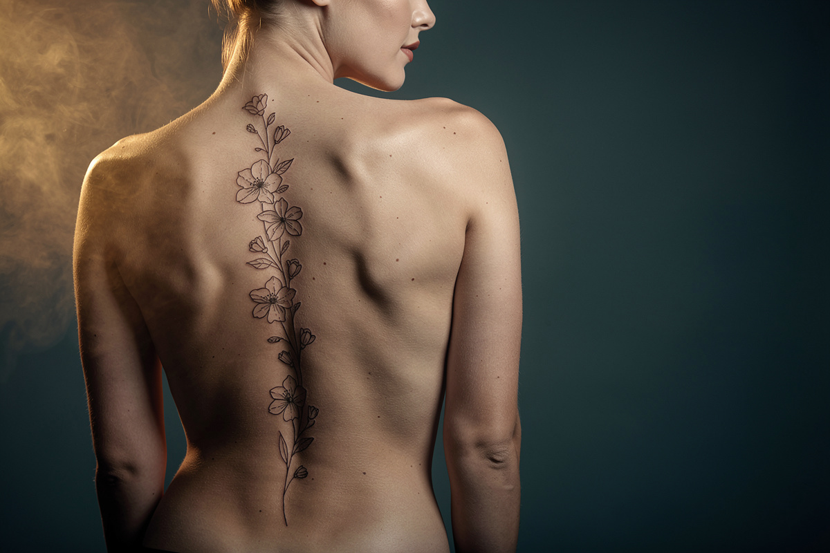 Tatouage dorsal femme : idées, douleur et styles