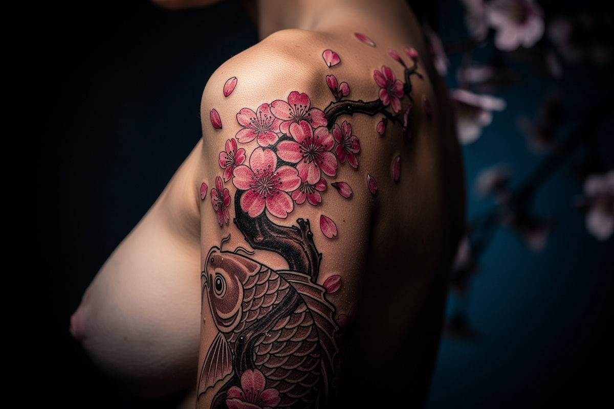 Tatouage fleur de cerisier : signification, styles et conseils