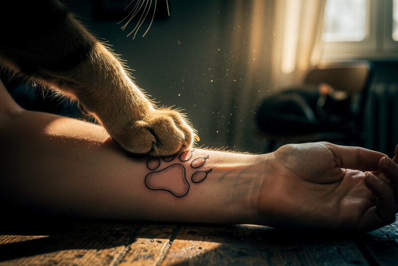 Tatouage patte de chat : quelle signification après 8 mois ?