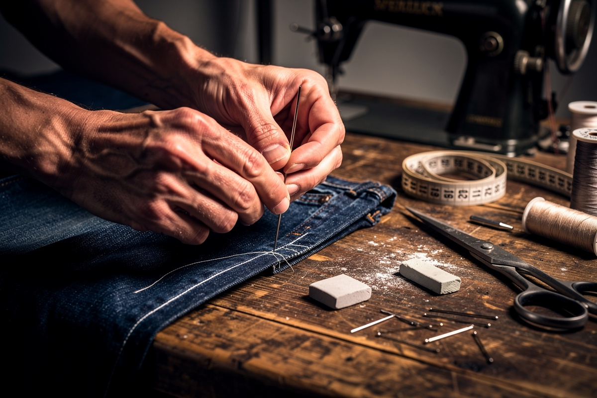 Retoucher un jean soi-même : 4 méthodes testées